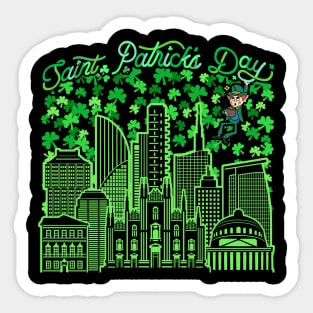 Saint Patrick's Day Milan Italy Sticker